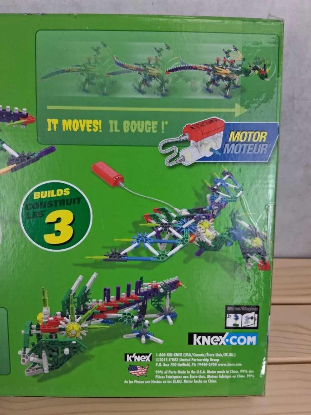 K'NEX Beasts Alive Stompz Dinosaurs Building Set #34485 Includes Motor
